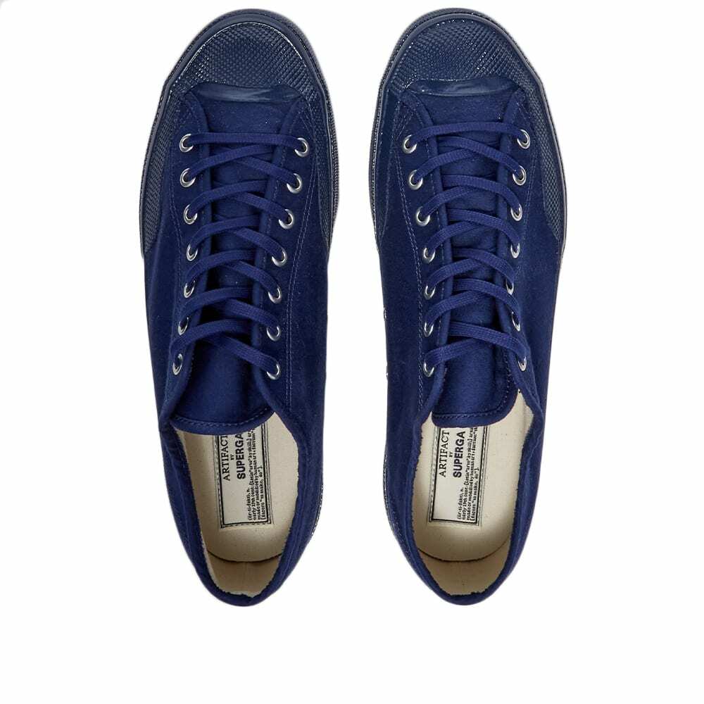 Artifact by Superga Men's 2432-W Moleskin Low Sneakers in Navy Artifact ...