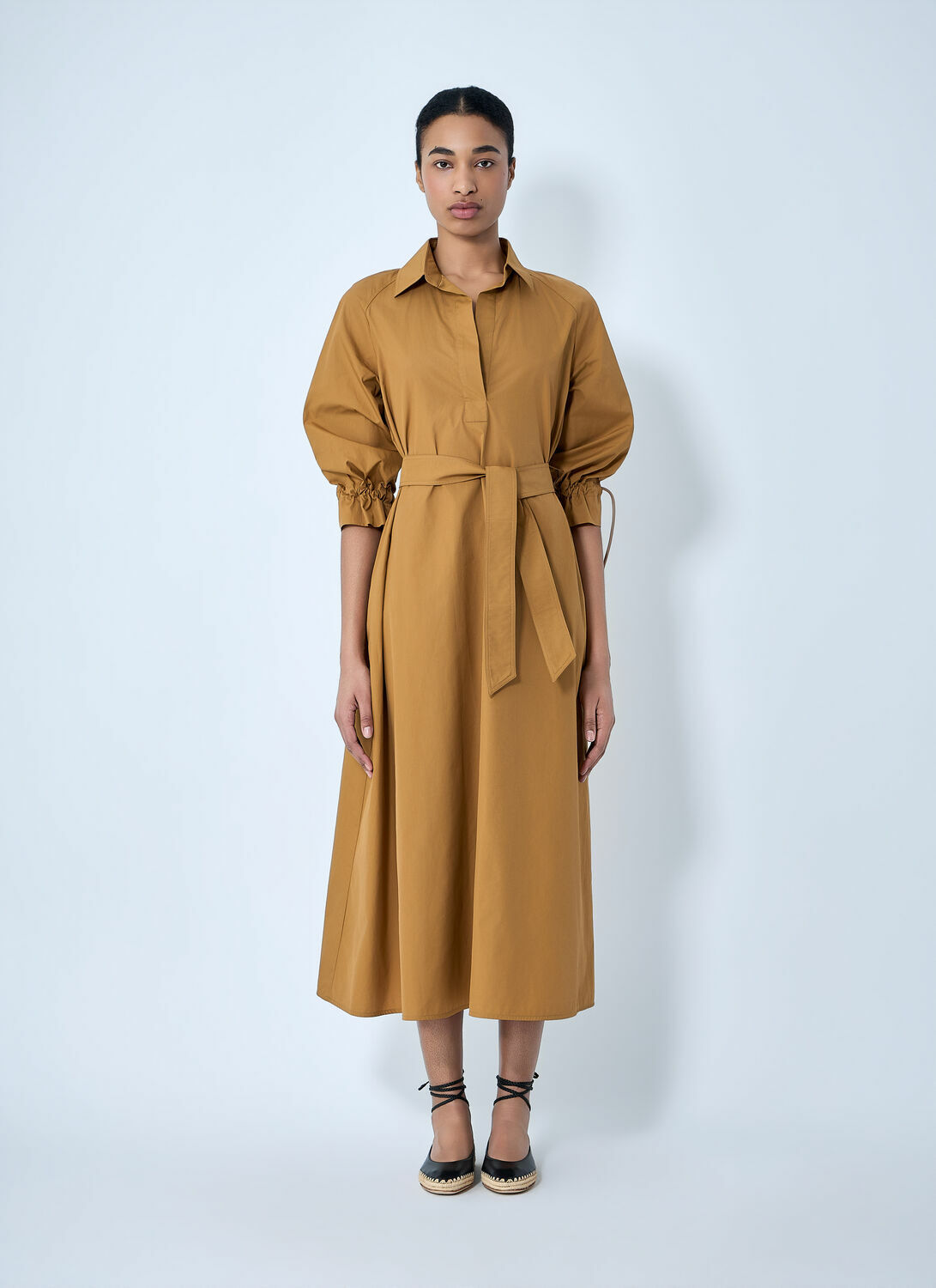 Max Mara Belted Shirt Dress