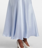 Gabriela Hearst Silk satin maxi dress