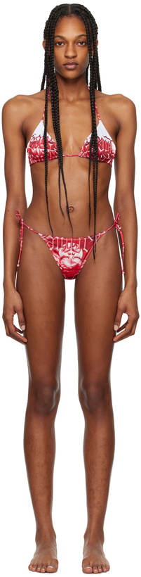 Photo: Jean Paul Gaultier Red & White 'The Diablo' Bikini