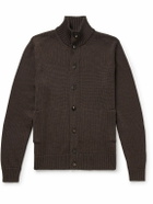 Incotex - Zanone Virgin Wool Cardigan - Brown