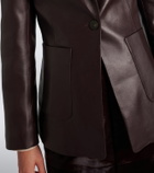 Joseph Glenview leather blazer