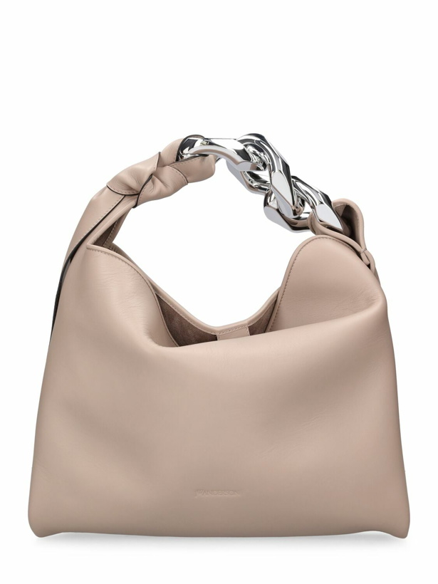 Photo: JW ANDERSON - Small Chain Hobo Leather Bag