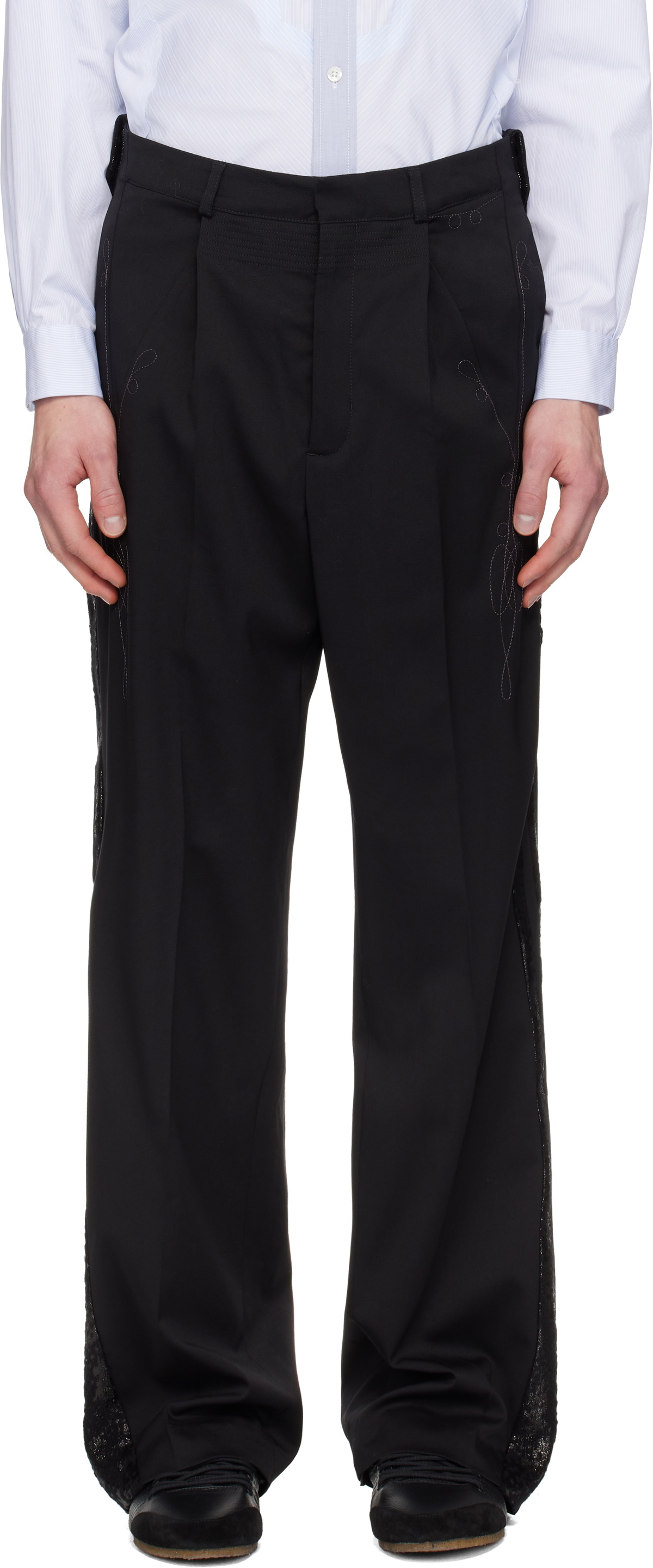 Kiko Kostadinov Gray Solon Trousers Kiko Kostadinov