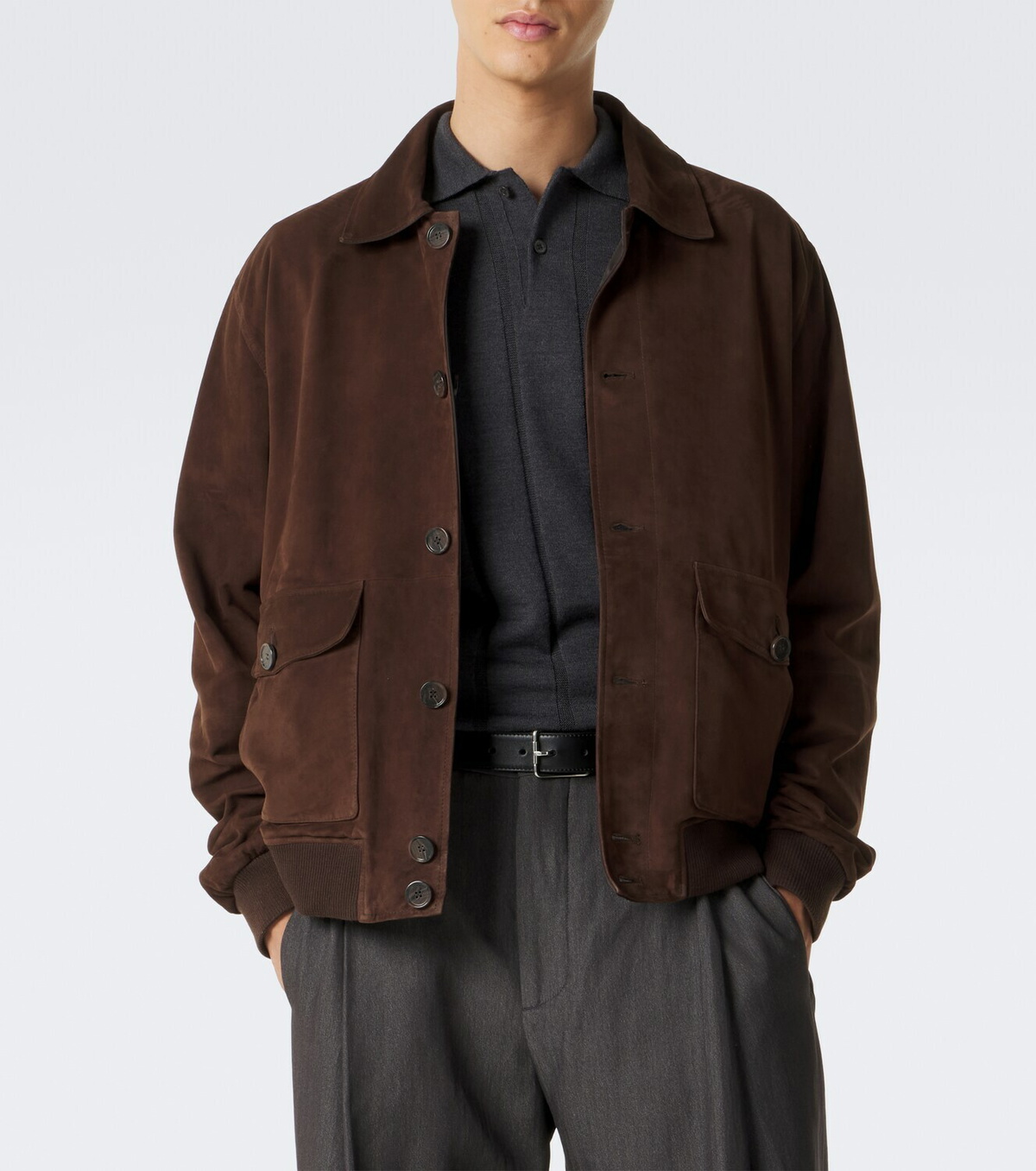 Arma Tomme reversible suede blouson jacket