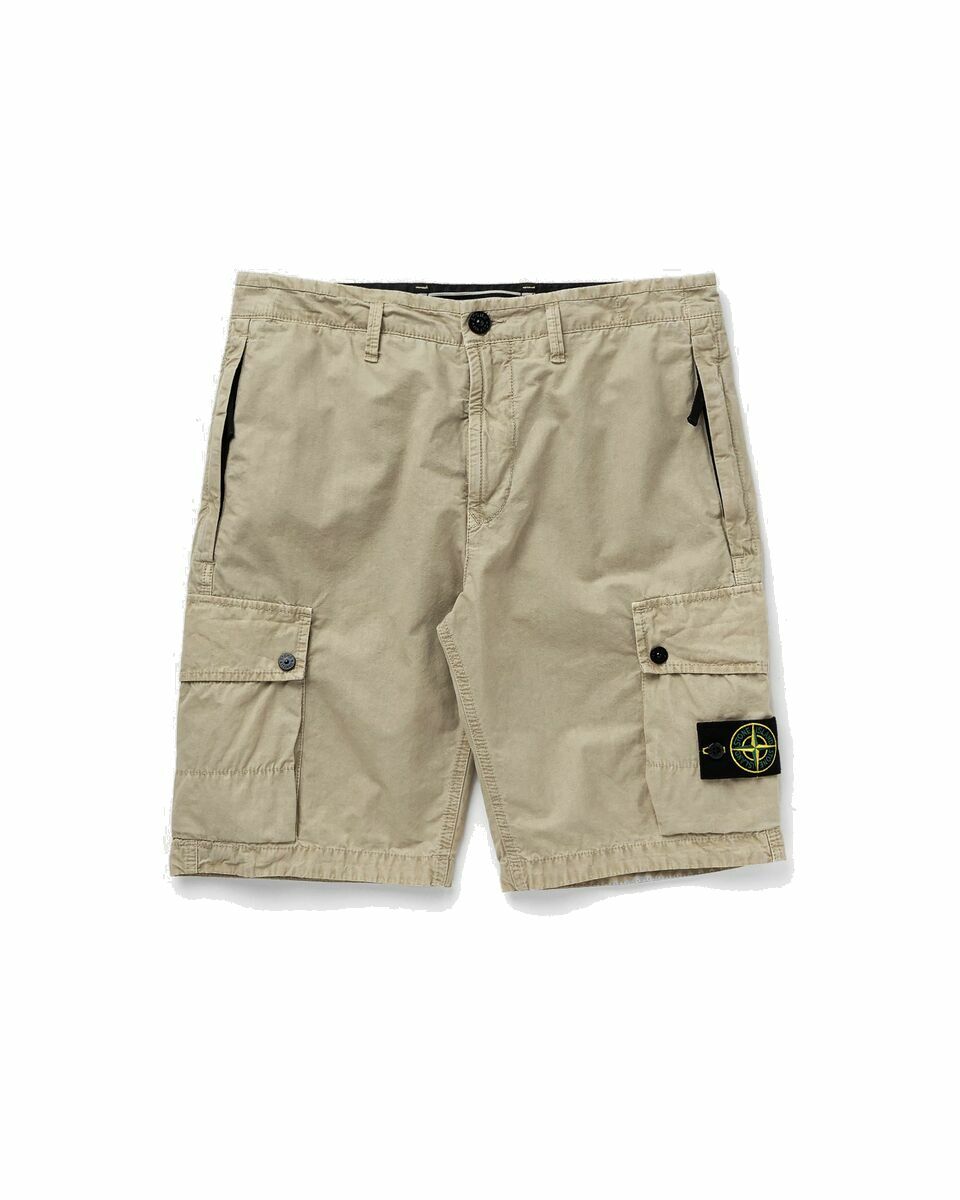 Photo: Stone Island Bermuda Shorts Beige - Mens - Cargo Shorts