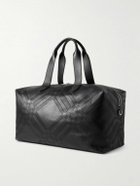 Burberry - Embossed Full-Grain Leather Weekend Bag