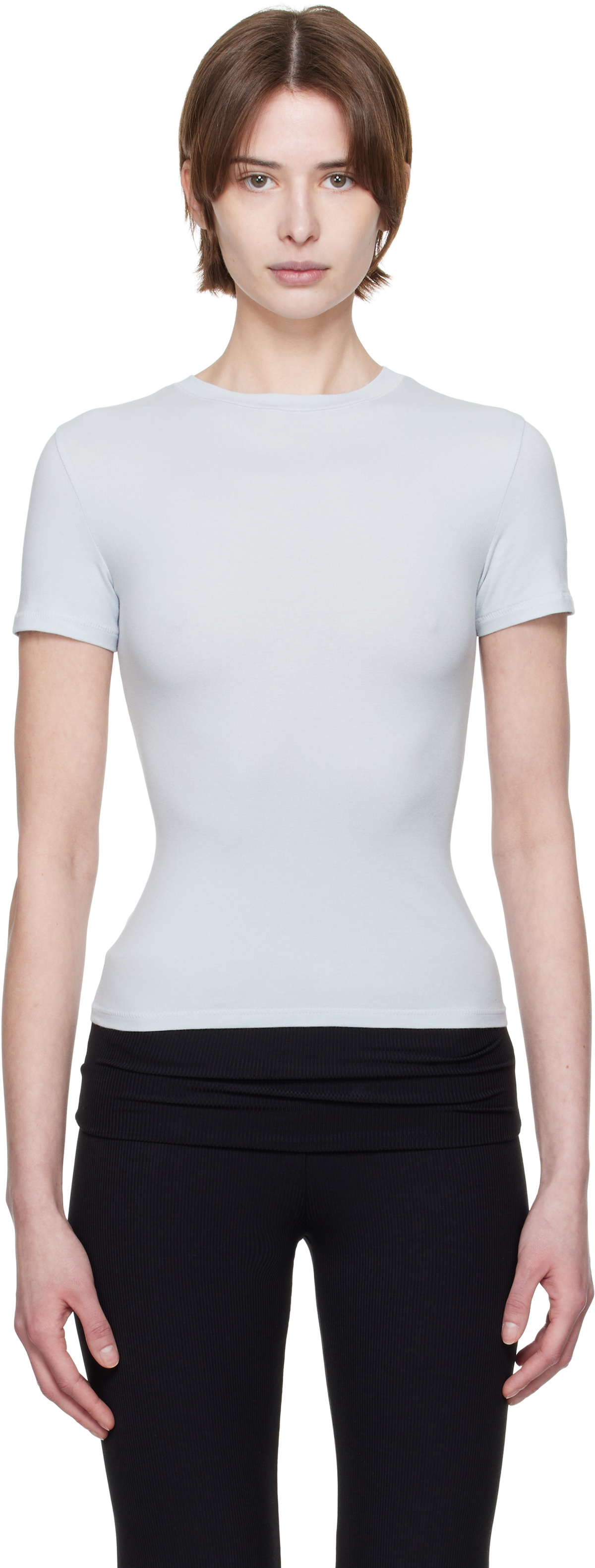 Smooth Cotton Jersey BLUE SKIES Tee