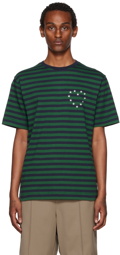 Études Navy & Green Coeuropa T-Shirt