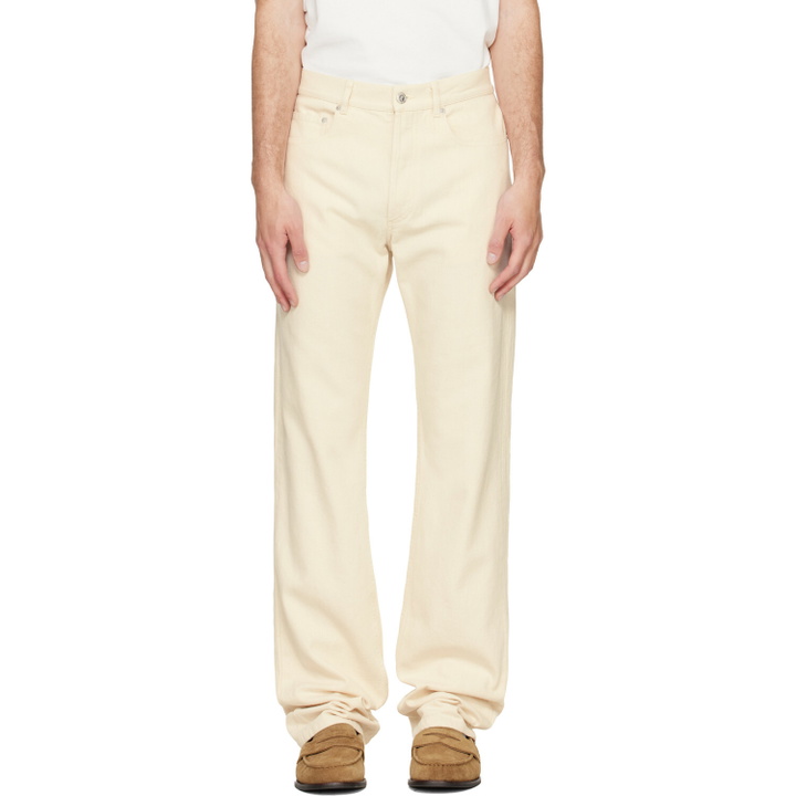 Photo: A.P.C. Off-White Rescue Jeans