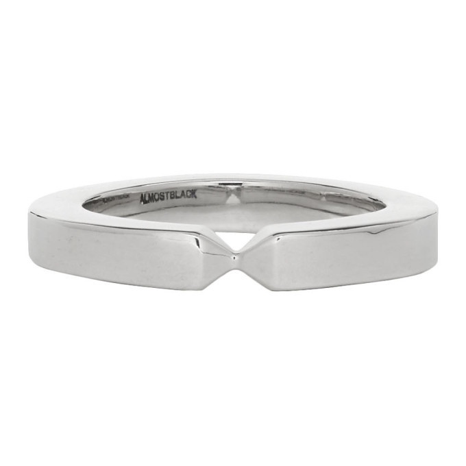 Photo: ALMOSTBLACK Silver Band Ring