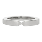 ALMOSTBLACK Silver Band Ring