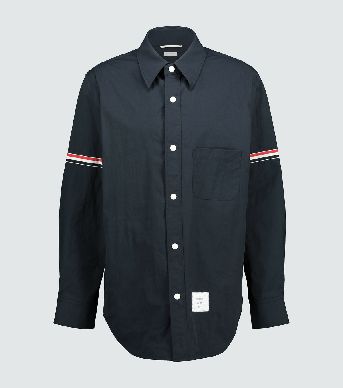 Thom Browne - Shirt jacket with grosgrain armband Thom Browne