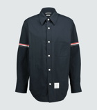 Thom Browne - Shirt jacket with grosgrain armband