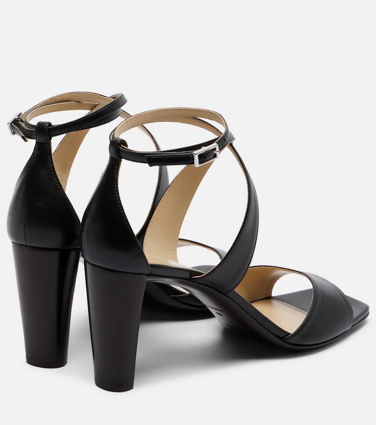 Lemaire Cross leather sandals