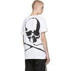 mastermind WORLD White Big Logo T-Shirt