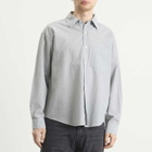 mfpen Men's Textured Check Executive Shirt in Bottle Grey