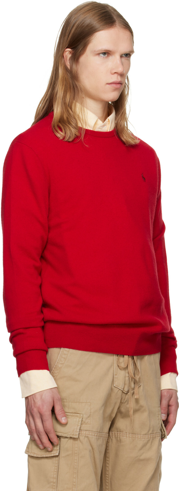 Polo Ralph Lauren Red Wool Sweater