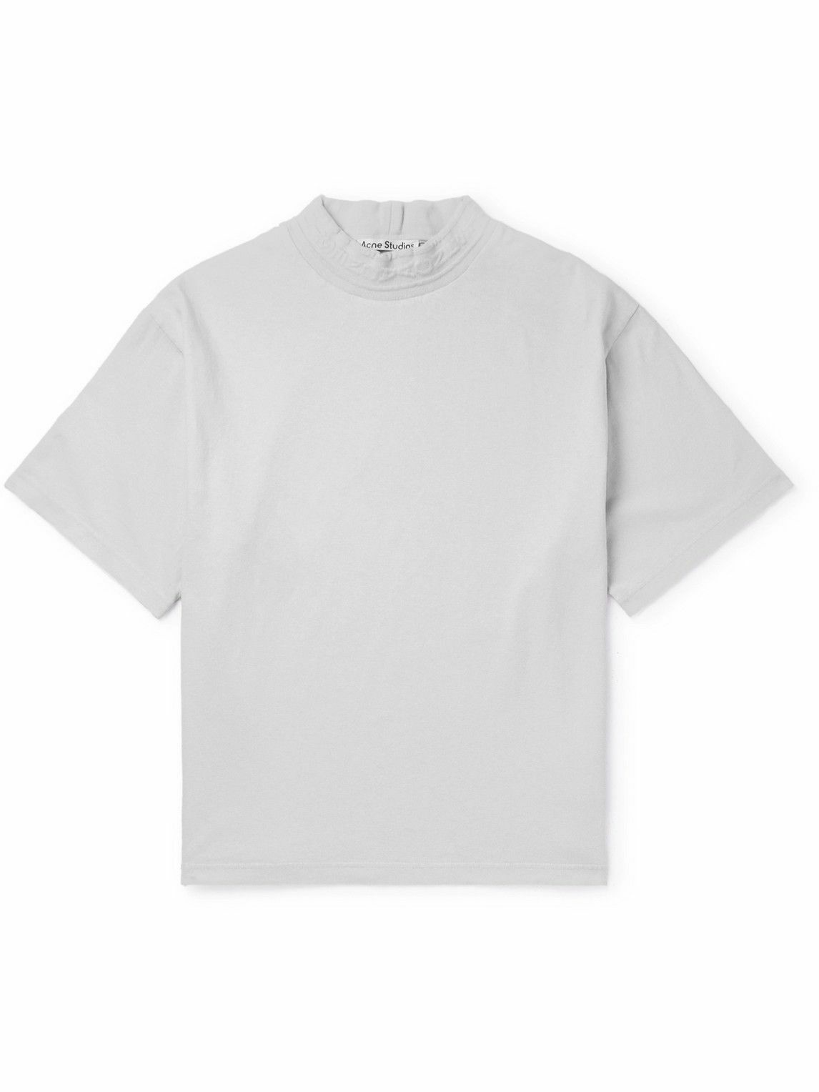 Acne Studios - Elco Chain Cotton-Jersey T-Shirt - Neutrals Acne Studios