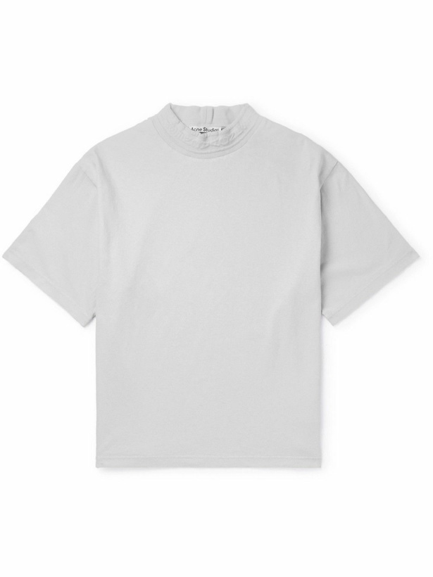 Photo: Acne Studios - Elco Chain Cotton-Jersey T-Shirt - Neutrals
