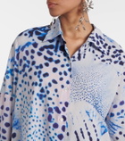 Dries Van Noten Printed cotton voile shirt