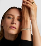 Suzanne Kalan Medium 18kt gold bangle with diamonds