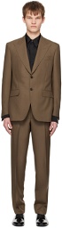 Cobra S.C. Brown Peaked Lapel Suit