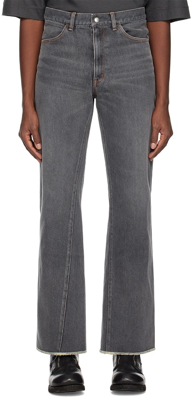 Photo: N.Hoolywood Gray Flared Jeans