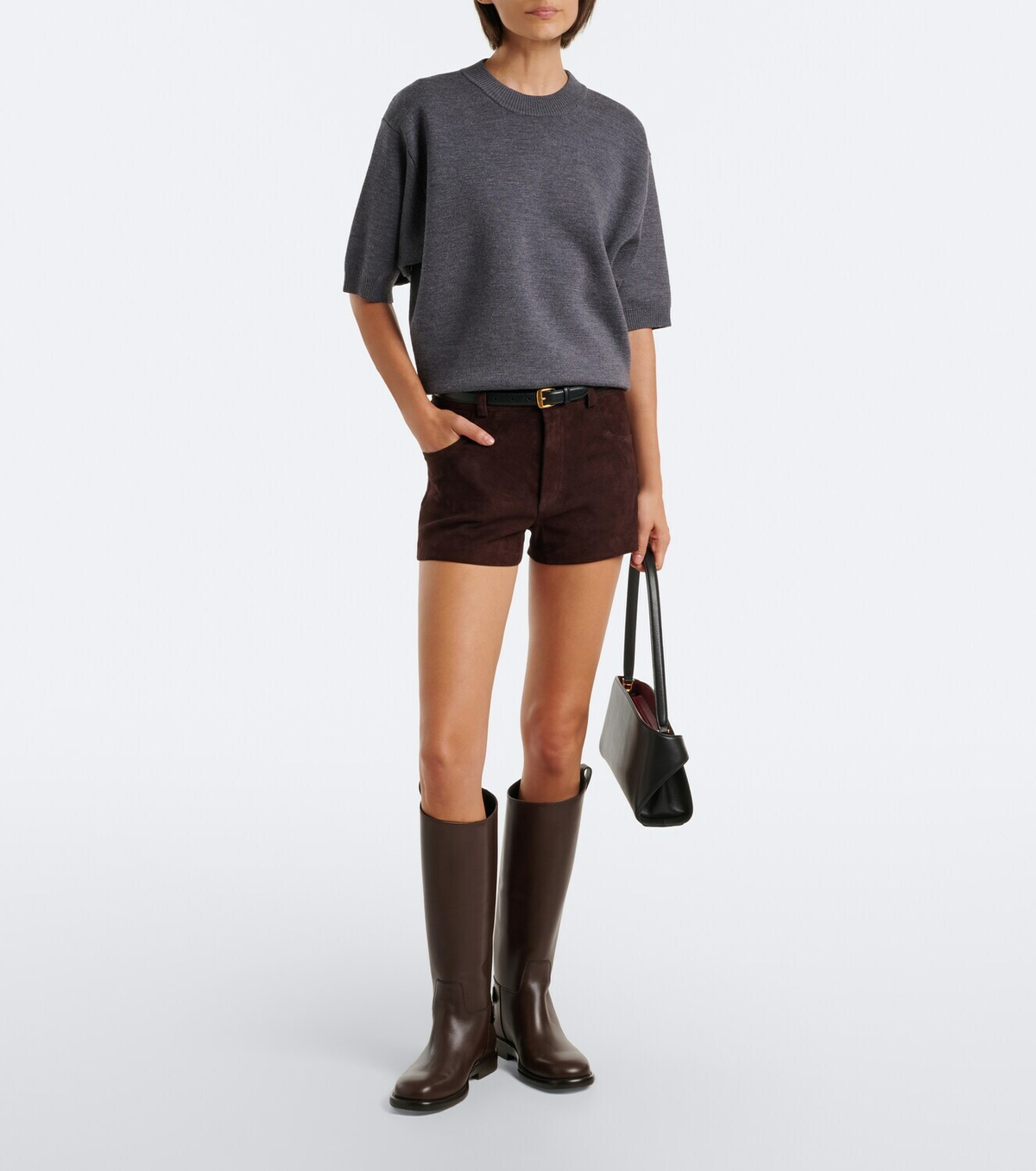 Stouls Roxie suede shorts