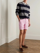 Polo Ralph Lauren - Maritime Straight-Leg Linen and Cotton-Blend Shorts - Pink