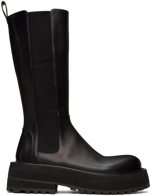 Photo: Marsèll Black Carretta High Chelsea Boots