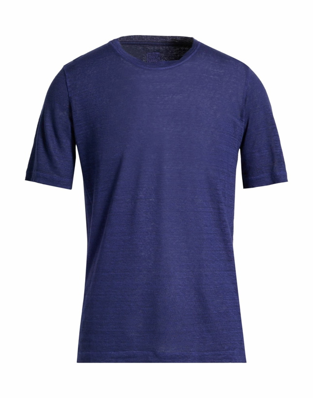 Photo: 120% Lino Mens T-shirt in Blue