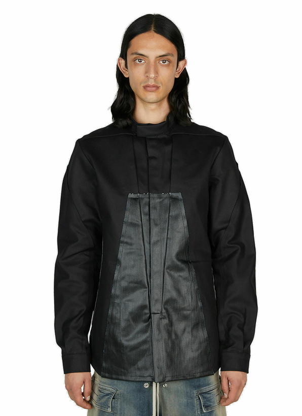 Photo: Rick Owens - Splintered Panel Jacket in Black