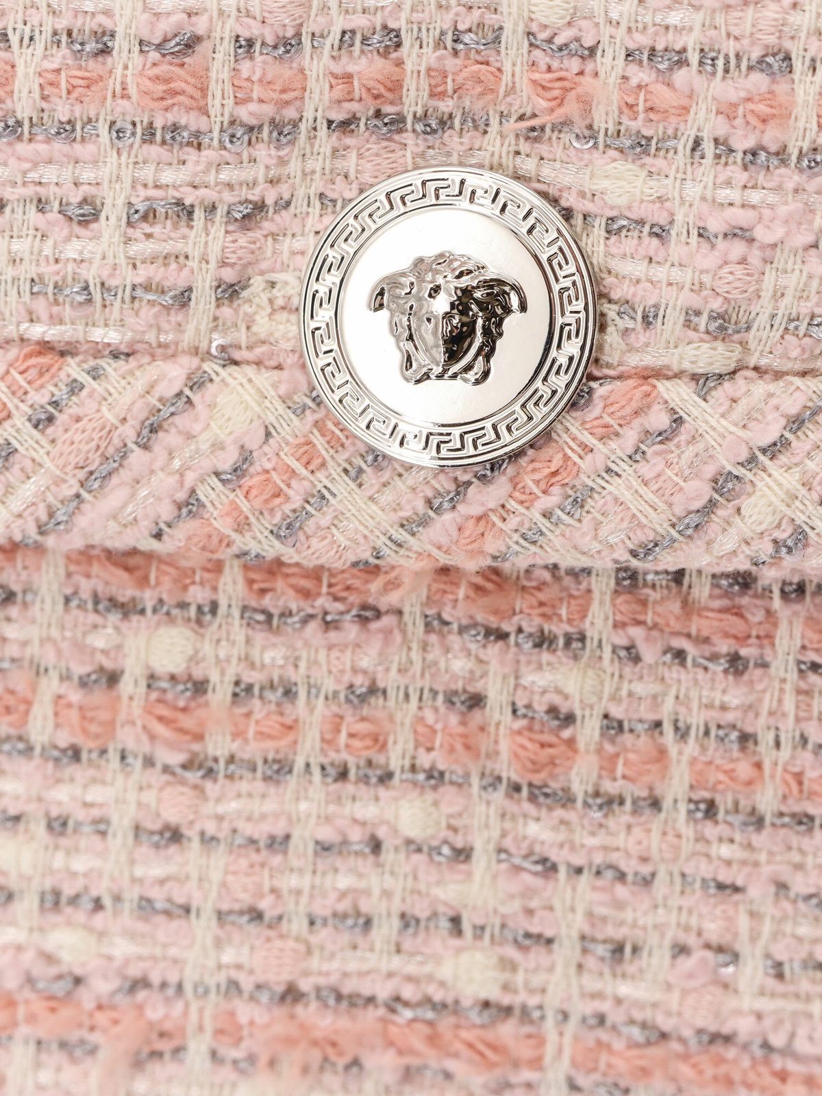 ジャケット Versace Button-up Frayed Tweed Waistcoat Versace Button-up Frayed Tweed Waistcoat Versace