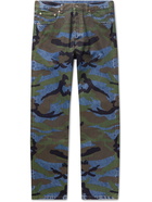 VETEMENTS - Straight-Leg Camouflage-Print Jeans - Blue