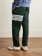Thom Browne - Straight-Leg Striped Shell Track Pants - Green