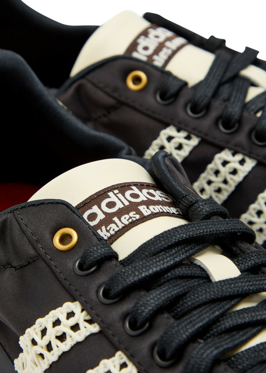 Adidas X Wales Bonner Karintha Satin Sneakers Black