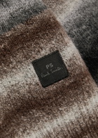 PS Paul Smith Striped Merino Wool-blend Jumper Black