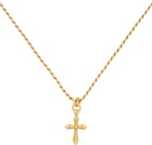 Emanuele Bicocchi SSENSE Exclusive Gold Cross Necklace