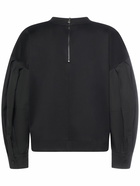 MAX MARA - Cotton Jersey Sweatshirt W/ Embroidery