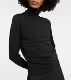 CO Silk turtleneck sweater