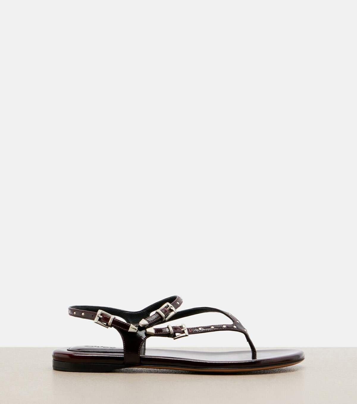 Chloé Susanna studded leather thong sandals