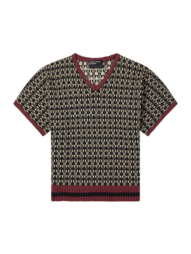 Photo: Enfants Riches Déprimés - Vienna Cotton-Jacquard Sweater - Black