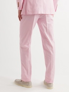 RICHARD JAMES - Cotton-Twill Suit Trousers - Pink