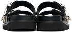 Toga Pulla Black Buckle Sandals