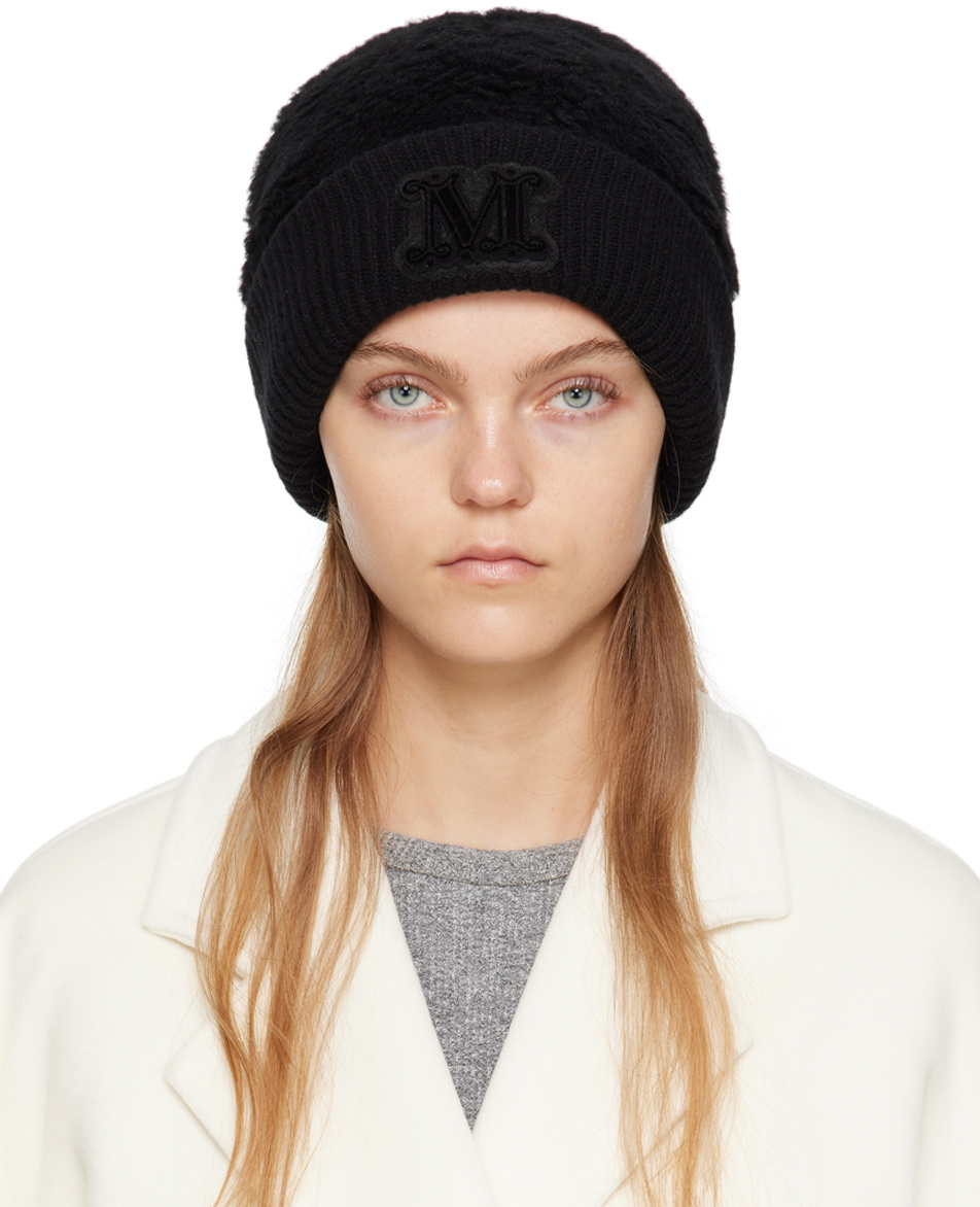 Max Mara Black Fida Beanie Max Mara