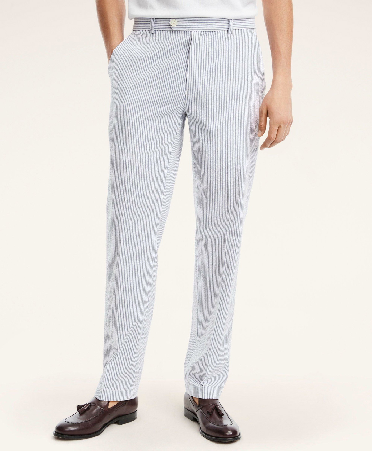 Milano Fit Linen and Cotton Chino Pants