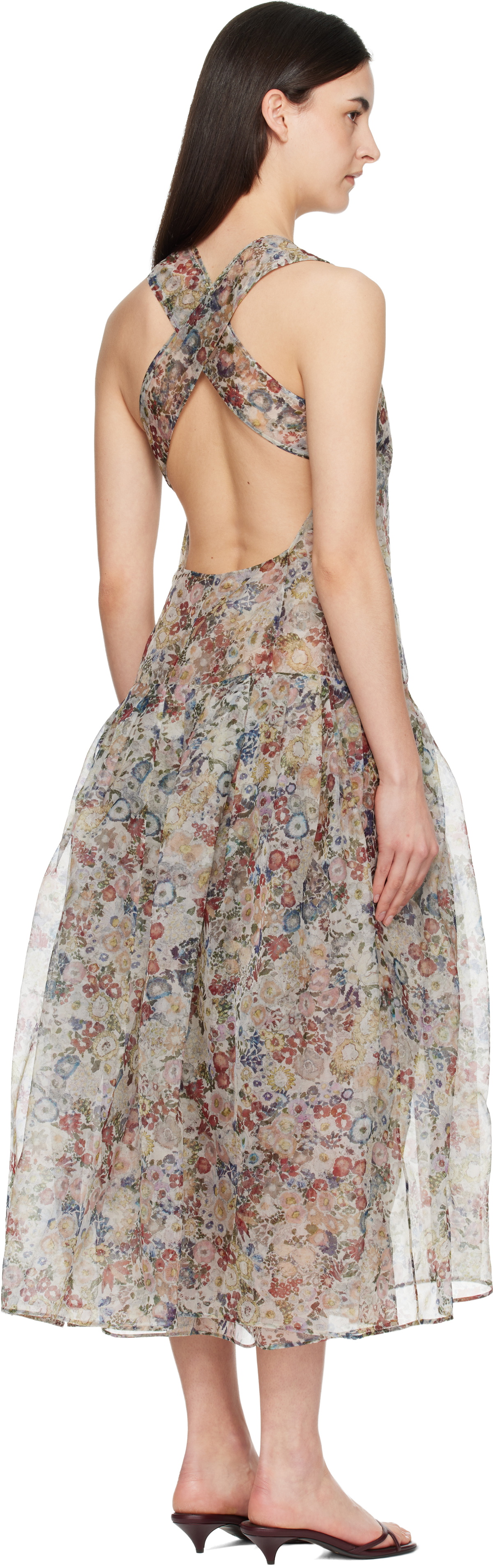 KHAITE Mutlicolor Amello Maxi Dress