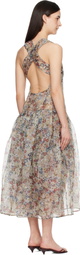 KHAITE Mutlicolor Amello Maxi Dress