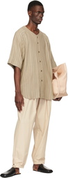 colbo Beige Baseball Shirt